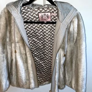 Juicy Couture fur jacket. Size medium. Perfect condition! Wore once. Fur is soft